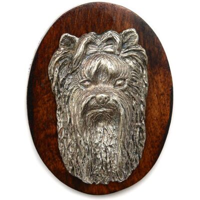 Art-Dog Yorkie II - srebrny - drewno - 5x7 cm - Pin Art-Dog Yorkie II - srebrny - drewno - 5x7 cm - Pin
