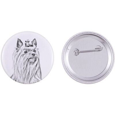 Yorkshire Terrier, York, Jork, Yorkie - przypinka z twoim psem, dodaj własne foto, marka Art-Dog Yorkshire Terrier, York, Jork, Yorkie - przypinka z twoim psem, dodaj własne foto, marka Art-Dog