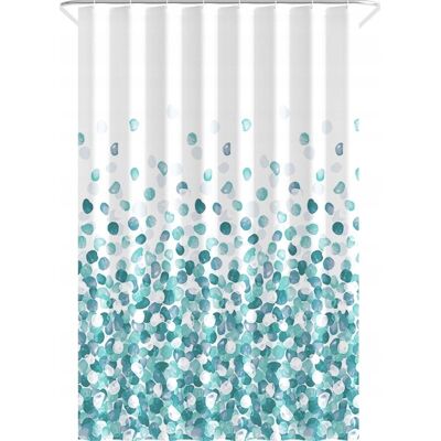 Inny producent ZASŁONA PRYSZNICOWA 120X200CM TKANINA WODOODPORNA ANTYPLEŚNIOWA HACZYKI Inny producent ZASŁONA PRYSZNICOWA 120X200CM TKANINA WODOODPORNA ANTYPLEŚNIOWA HACZYKI