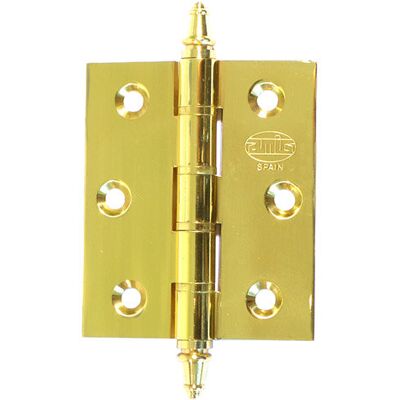 Zawias mosiężny drzwiowy w kolorze złotym, model 1008, hiszpańskiej firmy AMIG Zawias mosiężny drzwiowy w kolorze złotym, model 1008, hiszpańskiej firmy AMIG