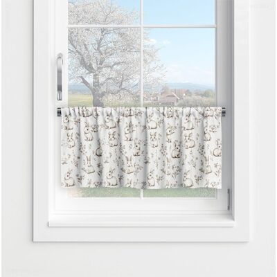 DECORDRUK Zazdrostka Spring Wzór Sp011 Zajączki Wielkanocne 45 X 210 Cm DECORDRUK Zazdrostka Spring Wzór Sp011 Zajączki Wielkanocne 45 X 210 Cm
