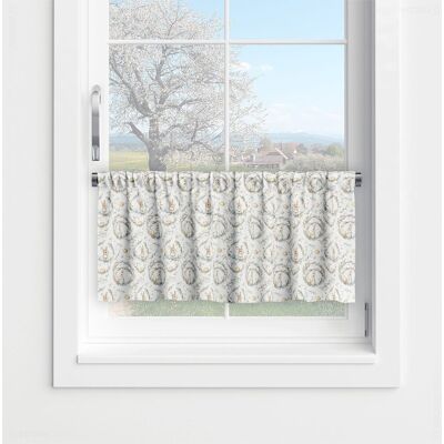 DECORDRUK Zazdrostka Spring Wzór Sp08 Wielkanocne Wianki Z Zajączkami 45 X 240 Cm DECORDRUK Zazdrostka Spring Wzór Sp08 Wielkanocne Wianki Z Zajączkami 45 X 240 Cm