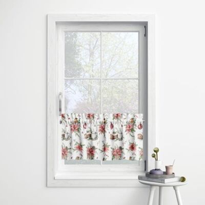 DECORDRUK Zazdrostka Winter Wzór Bn28 Świąteczne Dekoracje Z Rudzikiem 45 X 180 Cm DECORDRUK Zazdrostka Winter Wzór Bn28 Świąteczne Dekoracje Z Rudzikiem 45 X 180 Cm