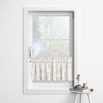 DECORDRUK Zazdrostka Winter Wzór Bn37 Złote Świąteczne Szkice 45 X 180 Cm DECORDRUK Zazdrostka Winter Wzór Bn37 Złote Świąteczne Szkice 45 X 180 Cm