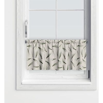 DECORDRUK Zazdrostka Winter Wzór Bn45 Sosnowe Igły Na Beżowym Tle 45 X 180 Cm DECORDRUK Zazdrostka Winter Wzór Bn45 Sosnowe Igły Na Beżowym Tle 45 X 180 Cm