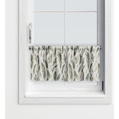 DECORDRUK Zazdrostka Winter Wzór Bn47 Sosnowe Gałęzie Na Beżowym Tle 45 X 180 Cm DECORDRUK Zazdrostka Winter Wzór Bn47 Sosnowe Gałęzie Na Beżowym Tle 45 X 180 Cm