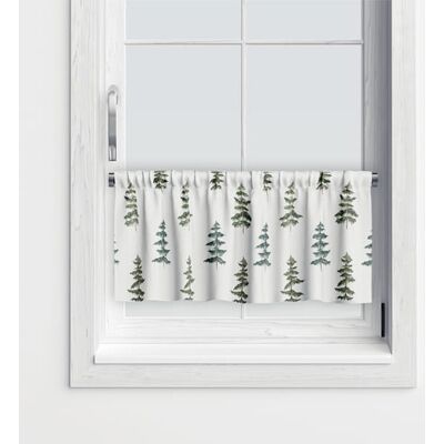 DECORDRUK Zazdrostka Winter Wzór Bn52 Akwarelowe Choinki 45 X 120 Cm DECORDRUK Zazdrostka Winter Wzór Bn52 Akwarelowe Choinki 45 X 120 Cm