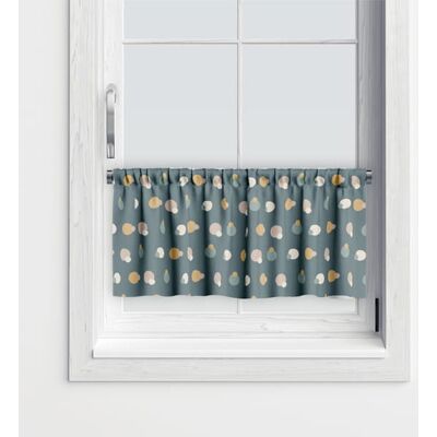 DECORDRUK Zazdrostka Winter Wzór Bn68 Bombki Na Zielonym Tle 45 X 210 Cm DECORDRUK Zazdrostka Winter Wzór Bn68 Bombki Na Zielonym Tle 45 X 210 Cm
