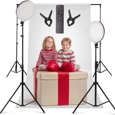 CineGEN Zestaw 2x Lampa Panelowa Led Enso 330 + Białe Tło + Stelaż CineGEN Zestaw 2x Lampa Panelowa Led Enso 330 + Białe Tło + Stelaż