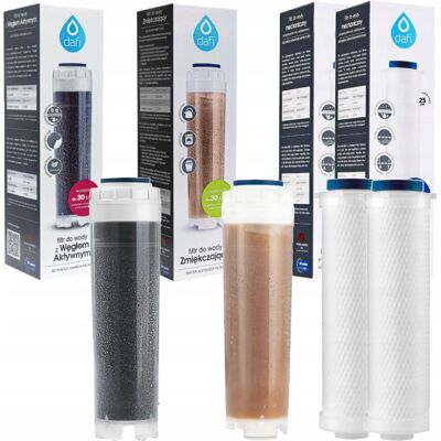 Zestaw 4 filtrów wkładów wody przepływowych EKO Dafi do korpusów Zestaw 4 filtrów wkładów wody przepływowych EKO Dafi do korpusów