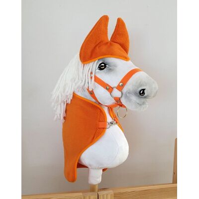 Super Zestaw dla Hobby Horse A4: derka + nauszniki – pomarańczowy Super Zestaw dla Hobby Horse A4: derka + nauszniki – pomarańczowy