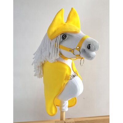 Super Zestaw dla Hobby Horse A4: derka + nauszniki – żółty Super Zestaw dla Hobby Horse A4: derka + nauszniki – żółty