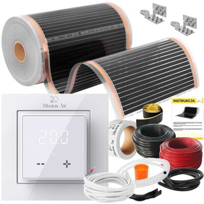 Mission ZESTAW IR SILVER 160W 4m²,szer.50cm +Aries LCD Mission ZESTAW IR SILVER 160W 4m²,szer.50cm +Aries LCD