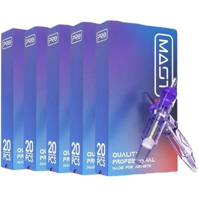 Zestaw kartridży Mast Pro 1201RLT, 5 op/100 szt Zestaw kartridży Mast Pro 1201RLT, 5 op/100 szt