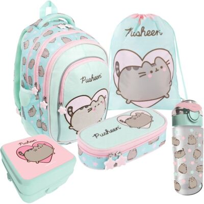 St.Majewski Zestaw Szkolny 5-Elementów Pusheen Mint St. Majewski kot St.Majewski Zestaw Szkolny 5-Elementów Pusheen Mint St. Majewski kot