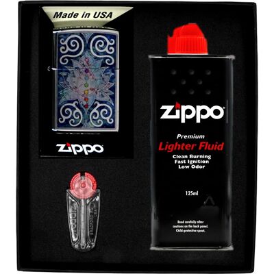 Zestaw ZIPPO LOTUS FLOWER DESIGN prezentowy*nr1 Zestaw ZIPPO LOTUS FLOWER DESIGN prezentowy*nr1