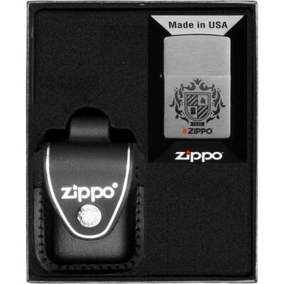 Zestaw ZIPPO Zapalniczka HERALDIC CREST DESIGN Prezentowy No3 Zestaw ZIPPO Zapalniczka HERALDIC CREST DESIGN Prezentowy No3