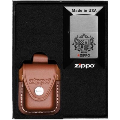 Zestaw ZIPPO Zapalniczka HERALDIC CREST DESIGN Prezentowy No4 Zestaw ZIPPO Zapalniczka HERALDIC CREST DESIGN Prezentowy No4