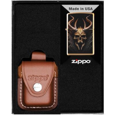 Zestaw ZIPPO Zapalniczka SKULL DESIGN 5 Prezentowy No2 Zestaw ZIPPO Zapalniczka SKULL DESIGN 5 Prezentowy No2
