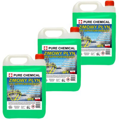 Pure Zimowy Płyn Do Spryskiwaczy Dla Każdego Etanol 15l Pure Zimowy Płyn Do Spryskiwaczy Dla Każdego Etanol 15l