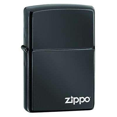 Zippo Logo z Hebanu - Zapalniczka - Czarny - Oryginalny Zippo zapalniczka benzynowa (USA) - Gwarancja na całe życie Zippo Logo z Hebanu - Zapalniczka - Czarny - Oryginalny Zippo zapalniczka benzynowa (USA) - Gwarancja na całe życie