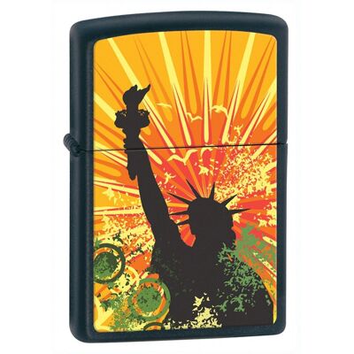 Zippo, Zapalniczka, Statue Of Liberty, Black Matte Zippo, Zapalniczka, Statue Of Liberty, Black Matte