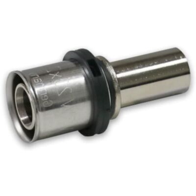 Boni-shop Złączka Press Miedziana 16x15 Niklowana Do Rur Wodnych I Grzewczych Boni-shop Złączka Press Miedziana 16x15 Niklowana Do Rur Wodnych I Grzewczych