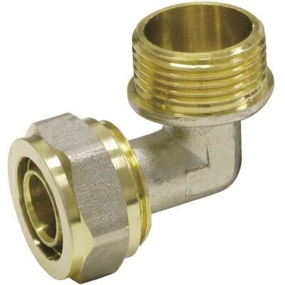 Boni-shop Złączka Śrubowa Kątowa Do Instalacji, 20 X 2 - 1/2' Ag Boni-shop Złączka Śrubowa Kątowa Do Instalacji, 20 X 2 - 1/2' Ag