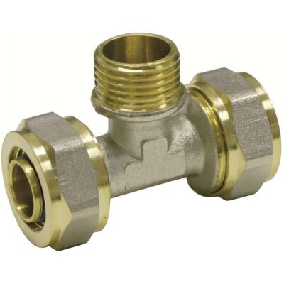Boni-shop Złączka śrubowa trójnik do rur PEX 16x2 - 3/4' AG - 16x2 Boni-shop Złączka śrubowa trójnik do rur PEX 16x2 - 3/4' AG - 16x2