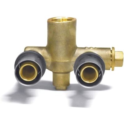 Boni-shop Złączka zaciskowa kątowa ścienna podwójna U forma do rur 20x2 - 1/2' IG Boni-shop Złączka zaciskowa kątowa ścienna podwójna U forma do rur 20x2 - 1/2' IG