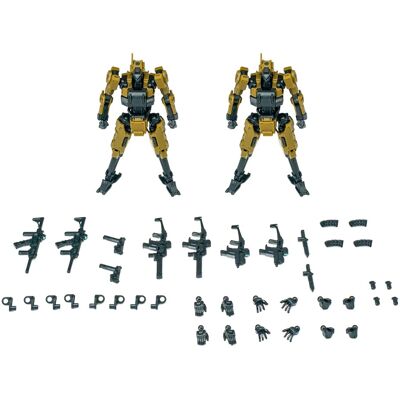 Bandai 3 Min Project - Fenrir (Yellow) - Model Kit 1/18 11.2cm Bandai 3 Min Project - Fenrir (Yellow) - Model Kit 1/18 11.2cm