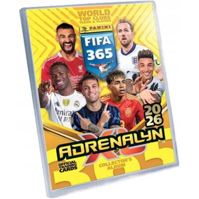 Album Fifa 365 Adrenalyn 2026 Panini - Duży Klaser Na 540 Karty Piłkarskie Album Fifa 365 Adrenalyn 2026 Panini - Duży Klaser Na 540 Karty Piłkarskie