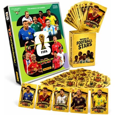 Album Fifa World Cup 2026 + 55 Złotych Kart Mega Zestaw Xl Panini Adrenalyn Album Fifa World Cup 2026 + 55 Złotych Kart Mega Zestaw Xl Panini Adrenalyn