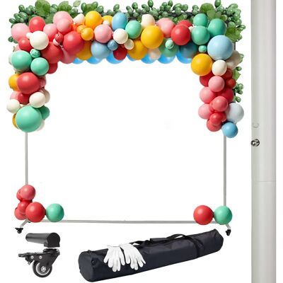 CineGEN Biała Modułowa Rama Stelaż Na Dekoracje Ślubne 3x3 M CineGEN Biała Modułowa Rama Stelaż Na Dekoracje Ślubne 3x3 M