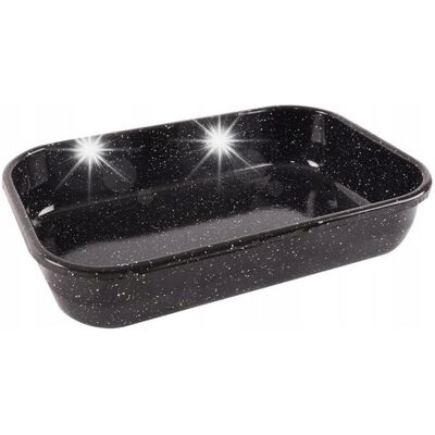 Blacha Do Pieczenia Emaliowana 38x24,5x7cm Orion Blacha Do Pieczenia Emaliowana 38x24,5x7cm Orion