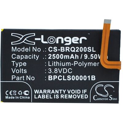 Blackberry Classic / Bpcls00001b 2500mah 9.50wh Li-Polymer 3.8v (Cameron Sino) Blackberry Classic / Bpcls00001b 2500mah 9.50wh Li-Polymer 3.8v (Cameron Sino)