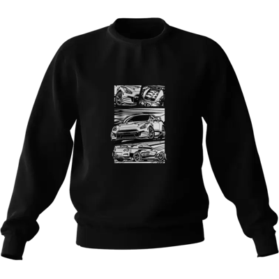 Inny producent Czarna Bluza Nissan Skyline R35 Jdm-Xl Inny producent Czarna Bluza Nissan Skyline R35 Jdm-Xl