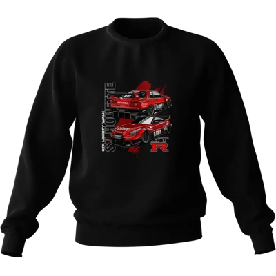 Inny producent Czarna Bluza Nissan Skyline R35 Silhouette-Xl Inny producent Czarna Bluza Nissan Skyline R35 Silhouette-Xl
