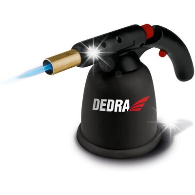Dedra Lampa Lutownicza Palnik Gazowy Z Zapłonem Piezo Na Naboje 31a010 Dedra Lampa Lutownicza Palnik Gazowy Z Zapłonem Piezo Na Naboje 31a010