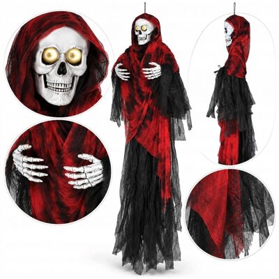 Dekoracja Wisząca Szkielet Z Tuniką Efektami 170cm Halloween Fiestas Guirca Dekoracja Wisząca Szkielet Z Tuniką Efektami 170cm Halloween Fiestas Guirca