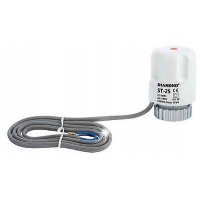 Diamond Siłownik Termoelektryczny Głowica 230 V 3,5w Zl-2041 St-25 Diamond Siłownik Termoelektryczny Głowica 230 V 3,5w Zl-2041 St-25