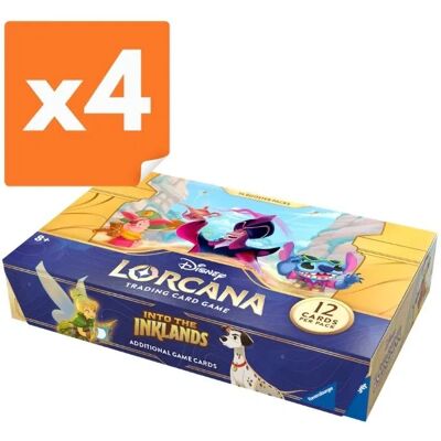 Ravensburger Disney Lorcana (Set03) (4szt) Case (4x24boostery) Ravensburger Disney Lorcana (Set03) (4szt) Case (4x24boostery)