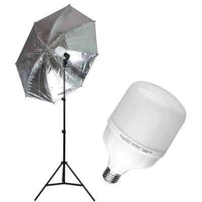 CineGEN Ecliptic™ Studyjna Lampa 100 Led Z Parasolką 110cm CineGEN Ecliptic™ Studyjna Lampa 100 Led Z Parasolką 110cm
