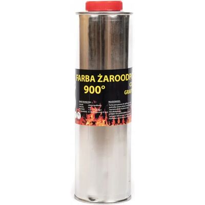 Inny producent Farba Żaroodporna Do Kominka Pieców Tłumikow Czarna 1l Inny producent Farba Żaroodporna Do Kominka Pieców Tłumikow Czarna 1l