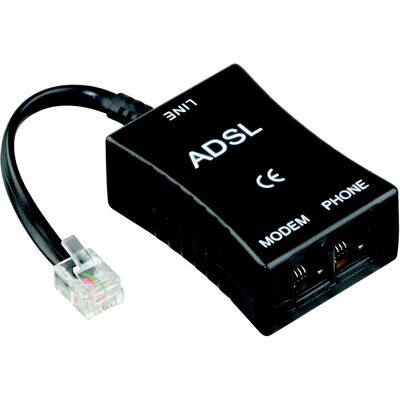 Filtr Adsl Hama Rj11 6p4c Wtyk Na 2 Gniazda 6p4c Czarny Filtr Adsl Hama Rj11 6p4c Wtyk Na 2 Gniazda 6p4c Czarny