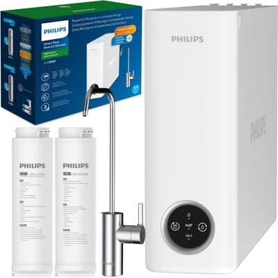 Filtr odwróconej osmozy z mineralizacją wody PHILIPS AUT8950/10 bez zbiornika Filtr odwróconej osmozy z mineralizacją wody PHILIPS AUT8950/10 bez zbiornika