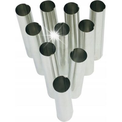 Orion Foremki Do Rurek Z Kremem Metalowe Formy Cukiernicze Zestaw 10 Szt Orion Foremki Do Rurek Z Kremem Metalowe Formy Cukiernicze Zestaw 10 Szt
