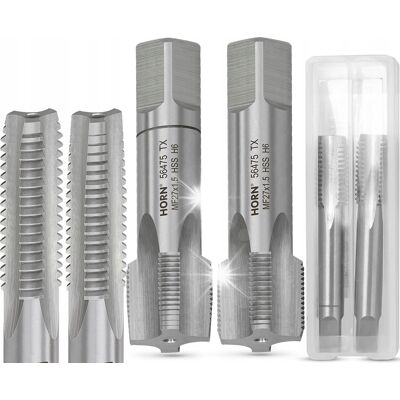 Horn Gwintownik M27 Gwintowniki M27x1.5mm 2 Szt Din-2181/2p Komplet Gwintowników Horn Gwintownik M27 Gwintowniki M27x1.5mm 2 Szt Din-2181/2p Komplet Gwintowników