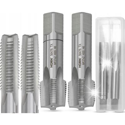 Horn Gwintownik M27 Gwintowniki M27x2mm 2 Szt Din-2181/2p Komplet Gwintowników Horn Gwintownik M27 Gwintowniki M27x2mm 2 Szt Din-2181/2p Komplet Gwintowników