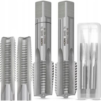 Horn Gwintownik M30 Gwintowniki M30x3.5mm 2 Szt Din-352/2p Komplet Gwintowników Horn Gwintownik M30 Gwintowniki M30x3.5mm 2 Szt Din-352/2p Komplet Gwintowników